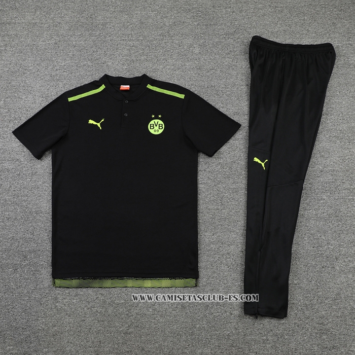 Conjunto Polo del Borussia Dortmund 22-23 Negro